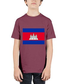 Cambodia 537# - world flags - Youth Tee Unisex