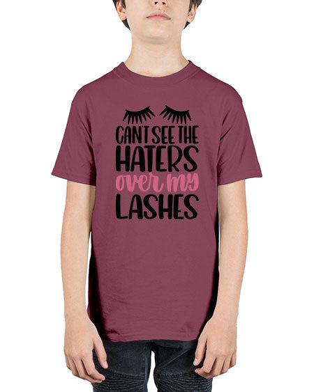 Can∩t See The Haters Over My Lashes Style 112# - beauty - fashion - Youth Tee Unisex