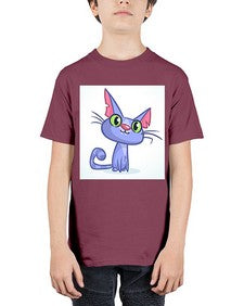 Cat 68# - cartoon animals - Youth Tee Unisex