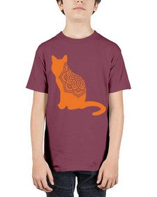 CatMandala 324# - mandala - Youth Tee Unisex