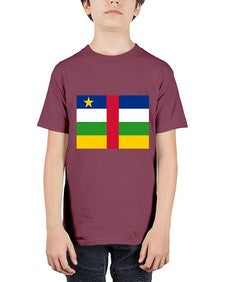 Central African Republic 551# - world flags - Youth Tee Unisex