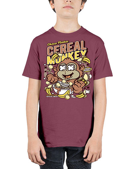 Cereal Monkey - monkey - Youth Tee Unisex