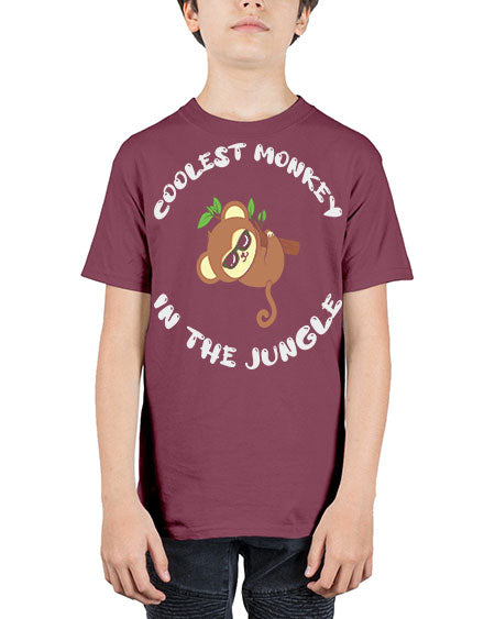 Collest Monkey in the Jungle 3# - monkey - Youth Tee Unisex