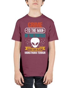 Crime to the man of the forties was an alien 48# - ufo - Youth Tee Unisex