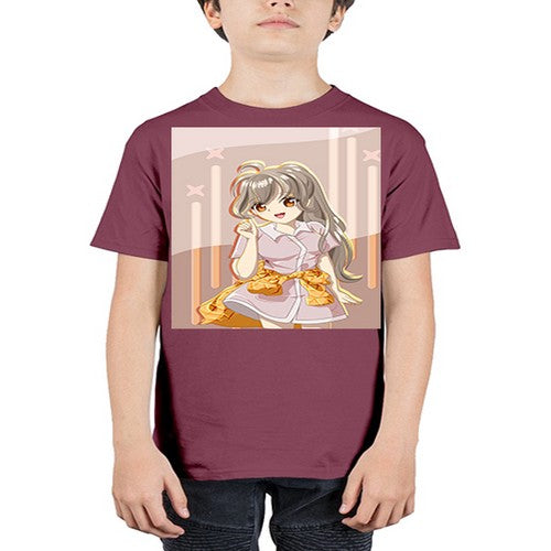 Cute and happy girl with picnic outfit 10# - anime - Youth Tee Unisex