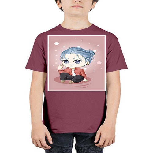 Cute little boy silver hair 78# - anime - Youth Tee Unisex