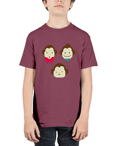 Cute_little_monkeys_5425 - monkey - Youth Tee Unisex