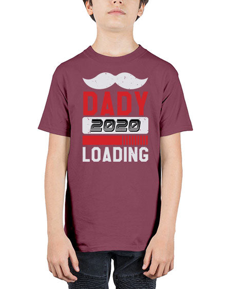 Dady Loading Style 70# - baby shower - Youth Tee Unisex