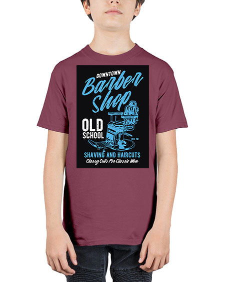 Downtown Barbershop CS729# - barber - Youth Tee Unisex