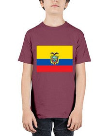 Ecuador 699# - world flags - Youth Tee Unisex