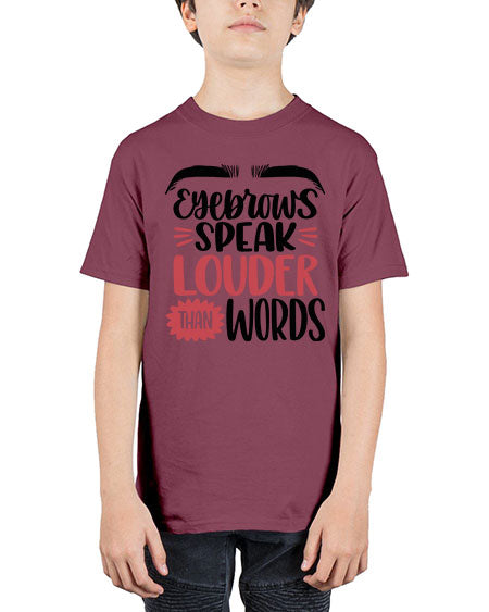 Eyebrows Speak Louder Than Words Style 103# - beauty - fashion - Youth Tee Unisex