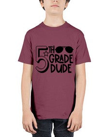 Fifth Grade Dude 67# - fifth grade - Youth Tee Unisex