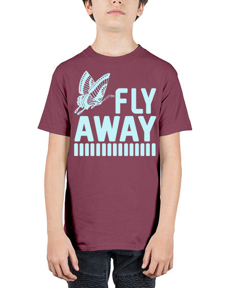Fly away butterfly - butterfly - Youth Tee Unisex