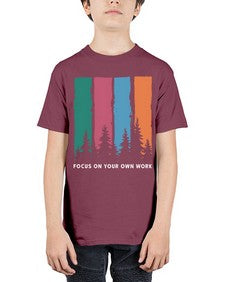 Focus on Your Own Work 14# - internet - Youth Tee Unisex