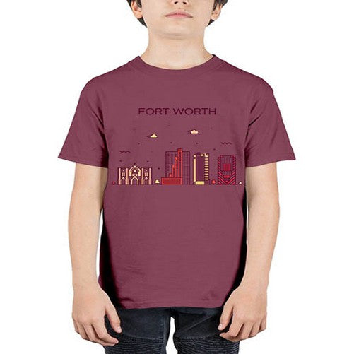 FortWorth 740# - cities - Youth Tee Unisex