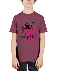 Glitter bows and pointed toes 127# - ballet - Youth Tee Unisex