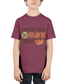 Hanging Out in Fourth 234# - fourth grade - Youth Tee Unisex