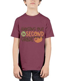 Hanging Out in Second 235# - second grade - Youth Tee Unisex