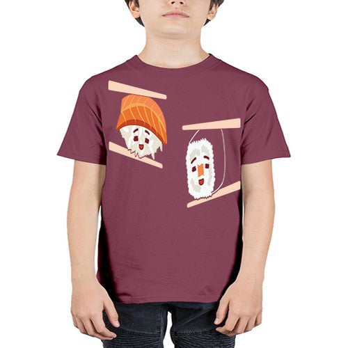 Happy Sushi Anime Kawaii Set Anime 232# - anime - Youth Tee Unisex