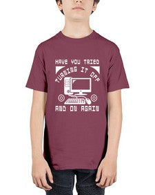 Have you tried turning it off and on again 45# - computer - Youth Tee Unisex