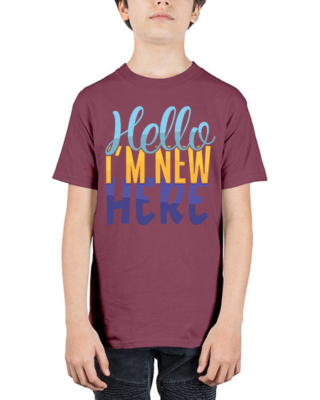 Hello Im New Here Style 87# - baby - Youth Tee Unisex