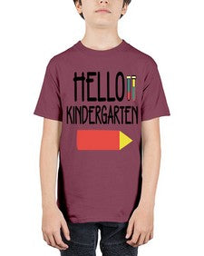 Hello Kindergarten 299# - kindergarten - Youth Tee Unisex
