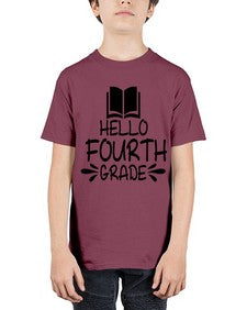 Hello fourth grade 290# - fourth grade - Youth Tee Unisex