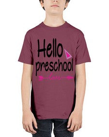 Hello preschool 317# - prek headstart - Youth Tee Unisex