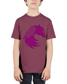 HorseFaceMandala 535# - mandala - Youth Tee Unisex