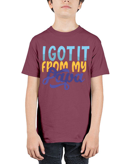 I Got It From My Papa Style 98# - baby - Youth Tee Unisex