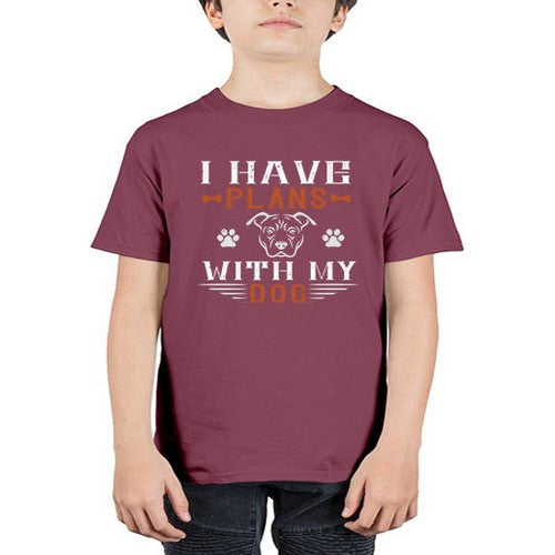 I Have Plans With My Dog Style 194# - dogs - Youth Tee Unisex