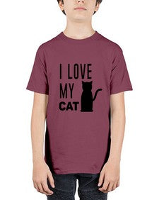 I Love My Cat Style 57# - cats - Youth Tee Unisex
