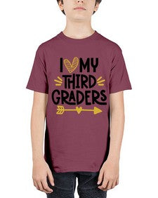 I Love My Third 368# - third grade - Youth Tee Unisex