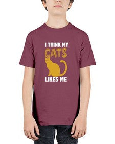 I Think My Cats - cats - Youth Tee Unisex