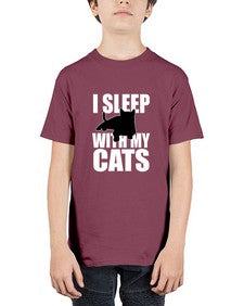 I sleep With My Cats - cats - Youth Tee Unisex