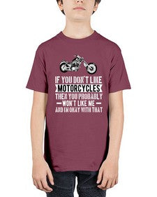 If you dont like motorcycle 34# - motorcycle - Youth Tee Unisex