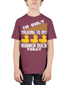 Im only talking to my rubber duck today Style 38# - ducks - Youth Tee Unisex