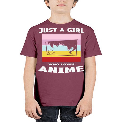 Just A Girl Who Loves Anime 265# - anime - Youth Tee Unisex