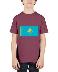 Kazakhstan 1032# - world flags - Youth Tee Unisex