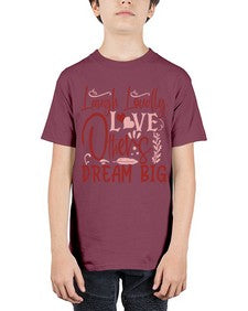 Laugh Loudly Love Others Dream Big Style 92# - motivation - Youth Tee Unisex