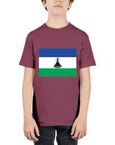Lesotho 1129# - world flags - Youth Tee Unisex