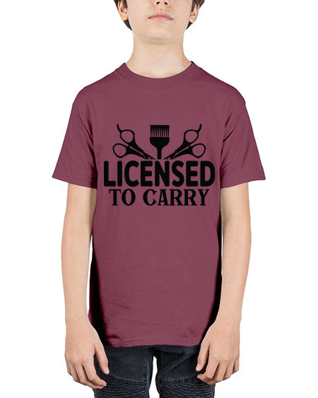 Licensed To Carry 1050# - hairdresser - Youth Tee Unisex