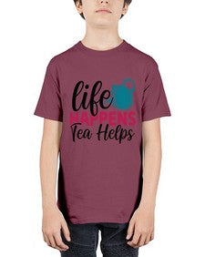 Life Happens Tea Helps 1310# - tea - Youth Tee Unisex