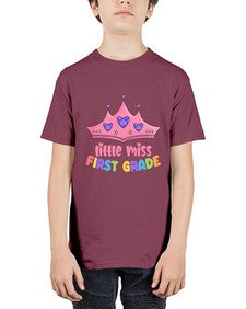 Little Miss first Grade 480# - first grade - Youth Tee Unisex
