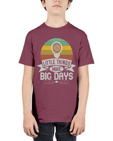 Little things make big days Style 28# - motivation - Youth Tee Unisex
