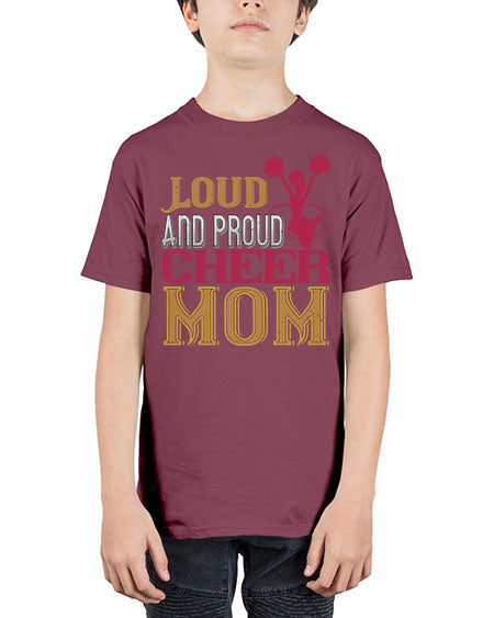 Loud proud cheer mom 764# - cheer - Youth Tee Unisex