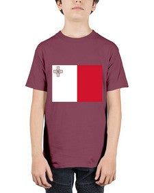 Malta 1222# - world flags - Youth Tee Unisex
