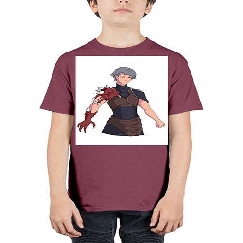 Man has parasite on hand 14# - anime - Youth Tee Unisex