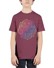 Mandala Dream Rainbow Glitter 760# - mandala - Youth Tee Unisex