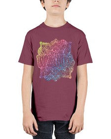 Mandala Wisdom Rainbow Glitter 764# - mandala - Youth Tee Unisex